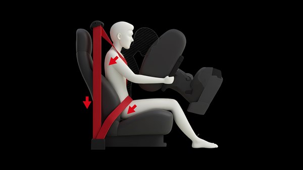 Renault Kiger - cintos de segurança com pré-tensor