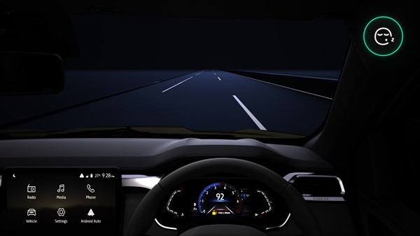 alerta de pausa - Renault Kiger