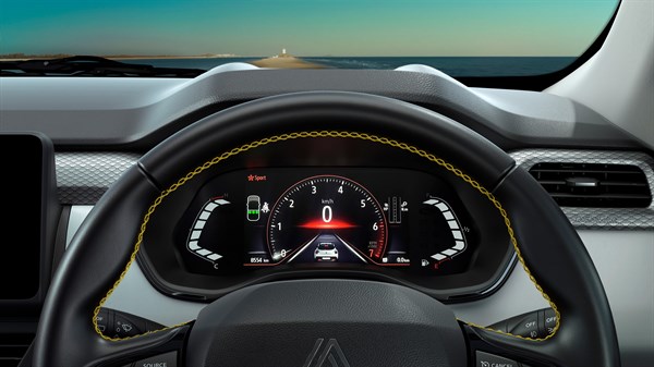 painel de instrumentos digital - Renault Kiger