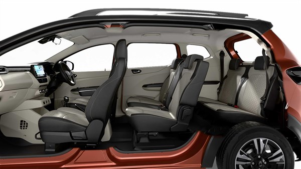 Renault Triber - dimensões interiores