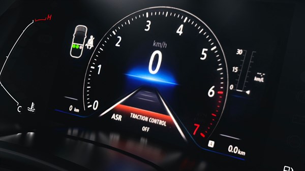 Renault Triber - painel de instrumentos digital