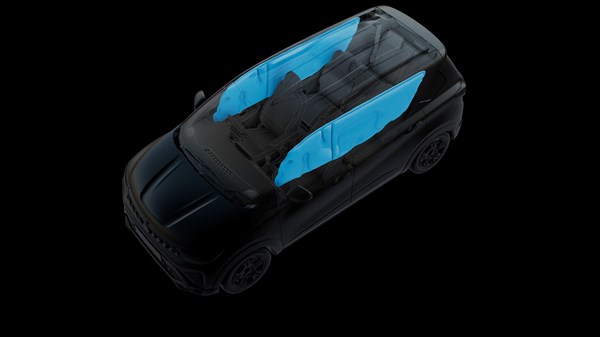 Renault Triber - airbags de cortina