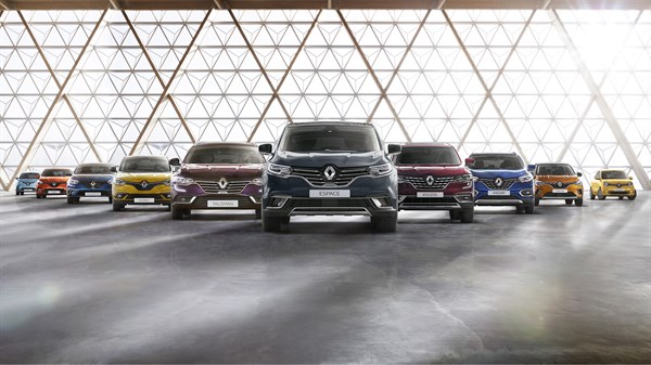 Renault - gamme de véhicules