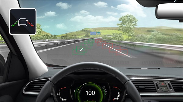 Renault - sistema de aviso da faixa de rodagem