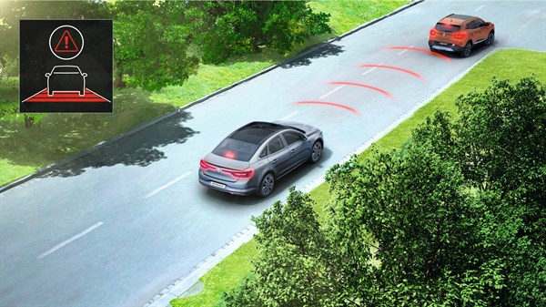 Renault - aviso de distância de segurança